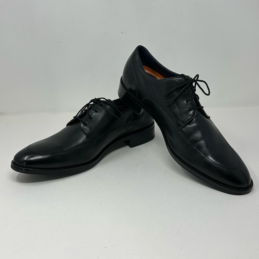 Cole Haan Mens Lenox Hill Split Toe Black Oxford Dress Shoe C11627
